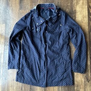 Tommy Hilfiger Navy Polka Dot Utility Jacket